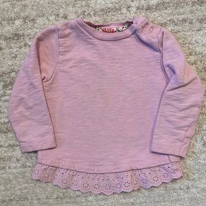 Baby Boden pink sweatshirt